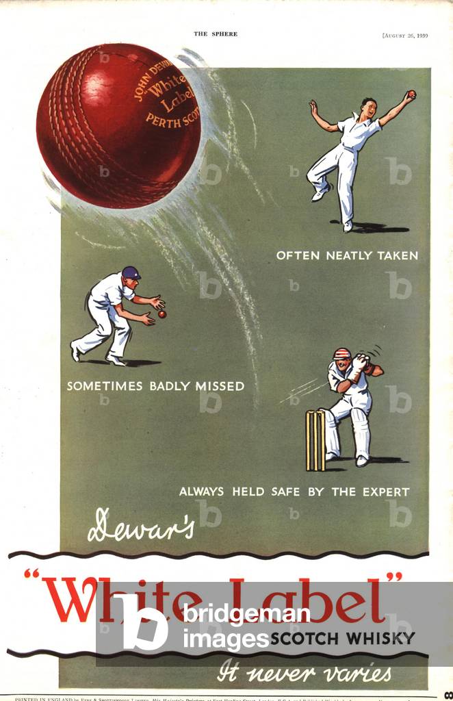 Dewar's Magazine, advert, UK, 1930s