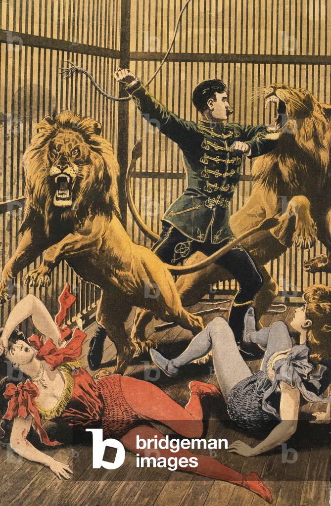 In The Lion's Cage Book Plate, UK, 1910s