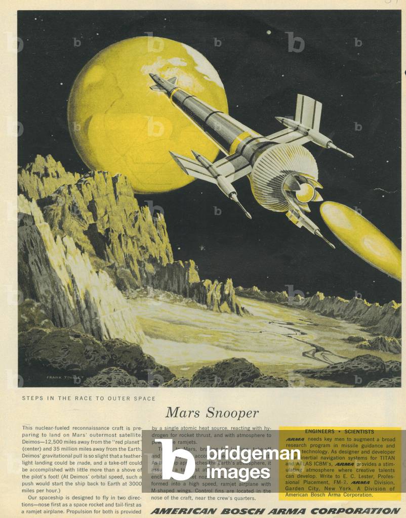 American Bosch Arma Corporation Magazine, advert, USA, 1950s