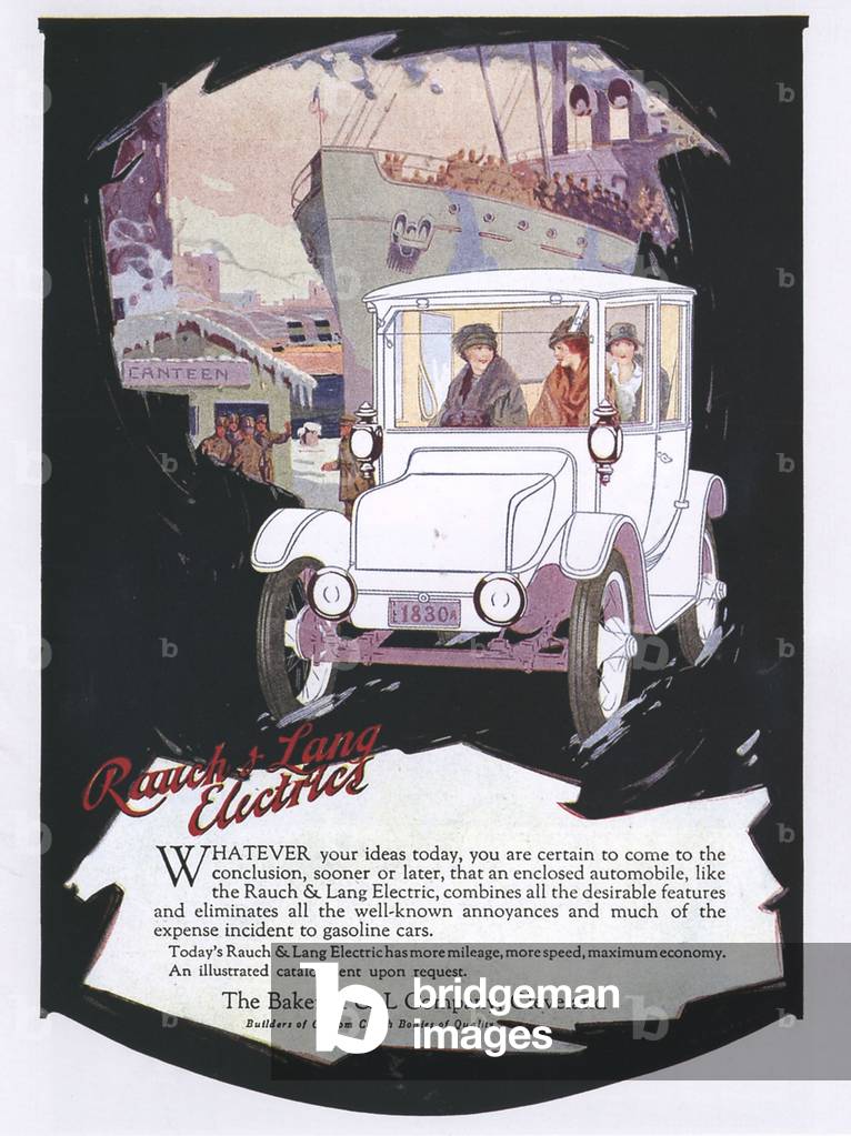 Rauch and Lang Magazine, advert, USA, 1910s