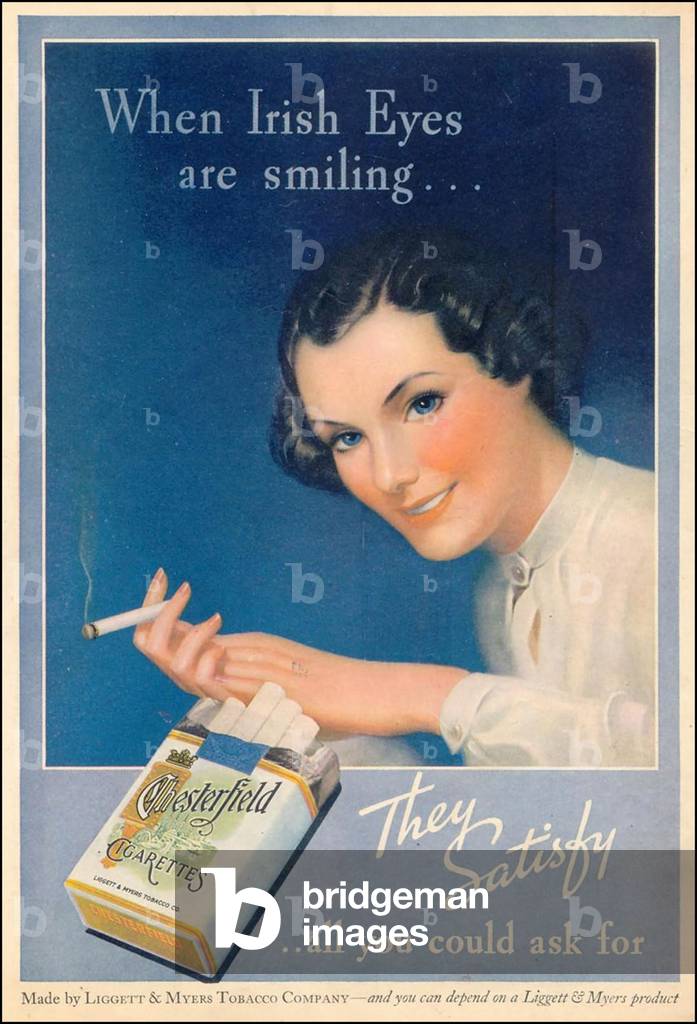Chesterfield Magazine Advert, USA, 1930s