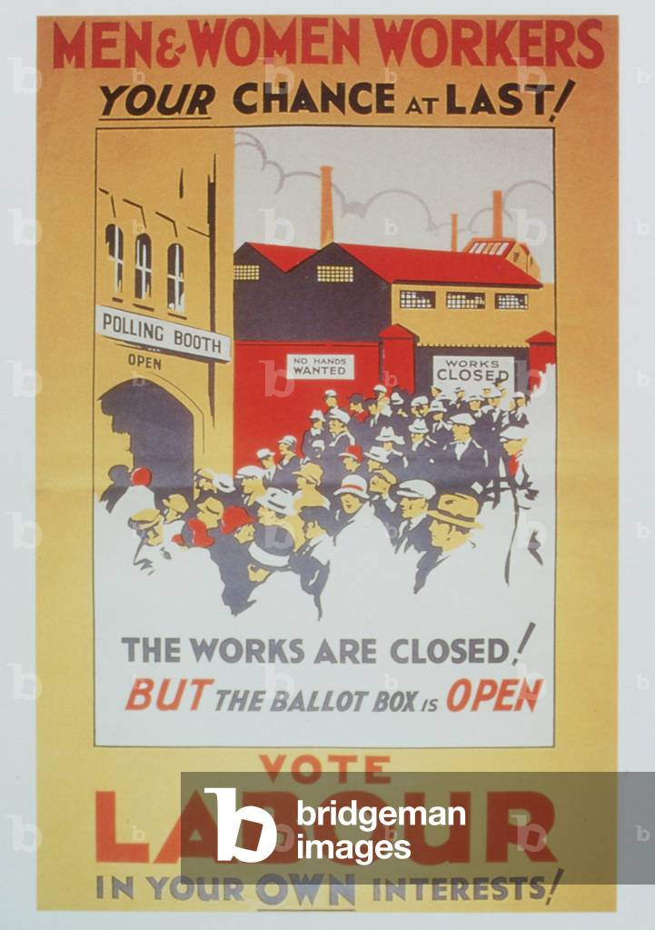UK poster for Labour voting, 1920s (print)