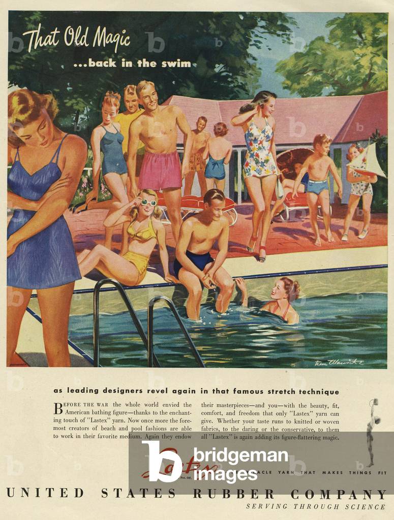 United States Rubber Company Magazine Advert, USA, 1940s