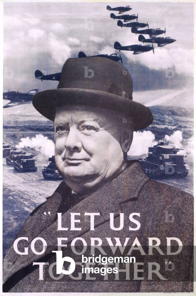 Let us go forward together, poster, UK, 1940s