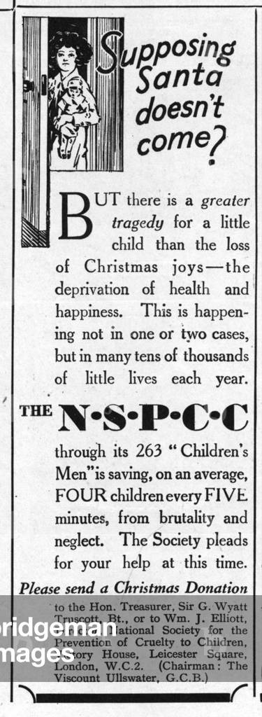 NSPCC Magazine, advert, UK, 1930s