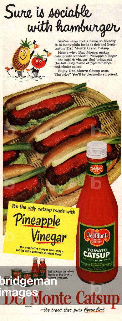 Del Monte Magazine, advert, USA, 1950s