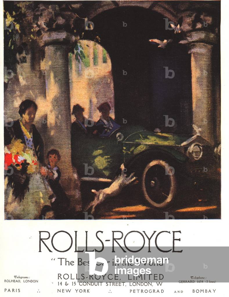 Rolls-Royce Magazine, advert, UK, 1910s