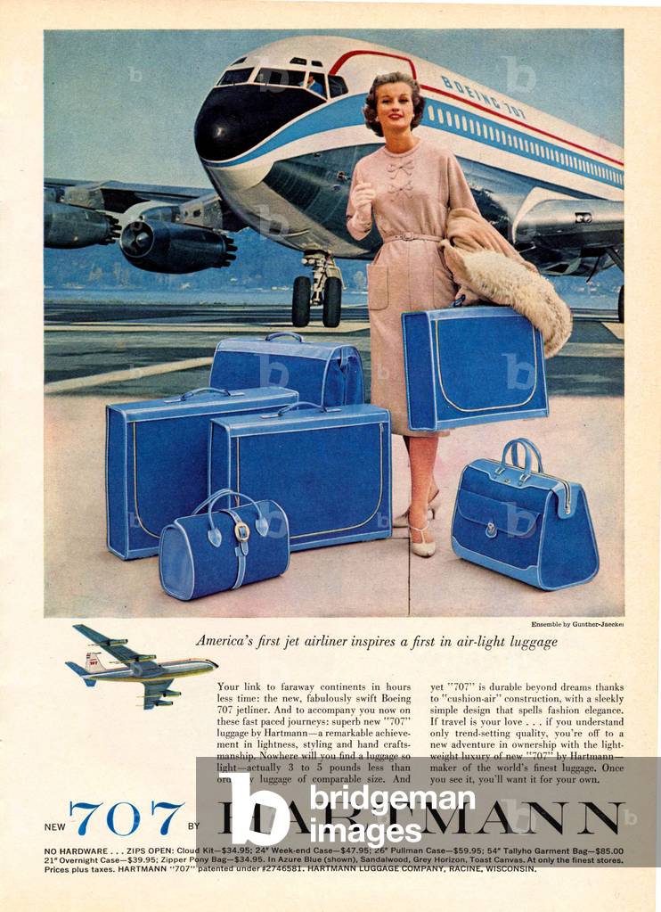 Hartmann Magazine Advert, USA, 1950s