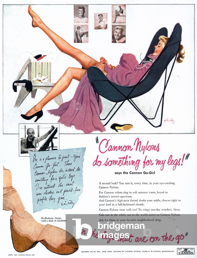 Cannon Magazine Advert, USA, 1950s
