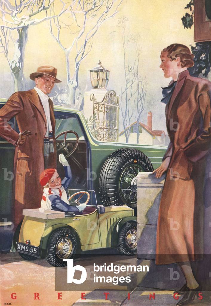 Dunlop Magazine, advert, UK, 1930s