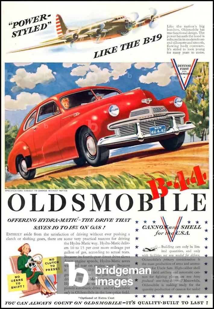 Oldsmobile Magazine Advert, USA, 1940s