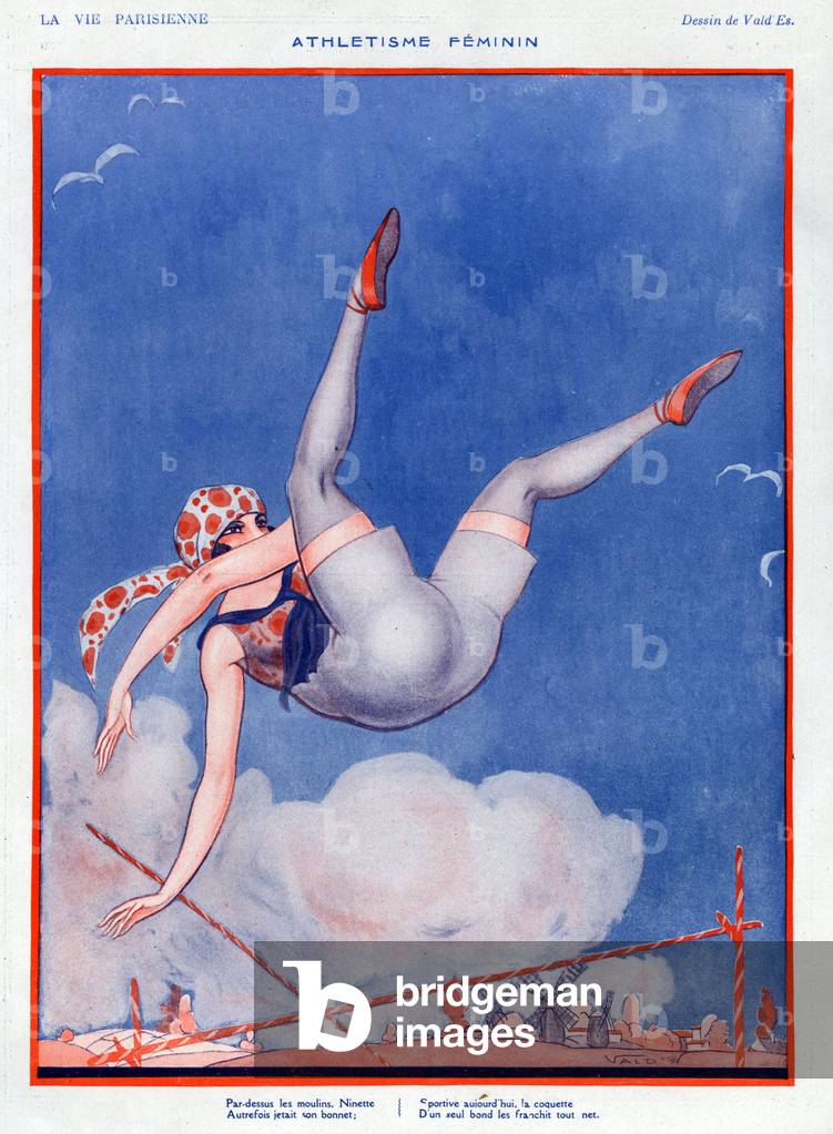 La Vie Parisienne Magazine Plate, France, 1920s (print)