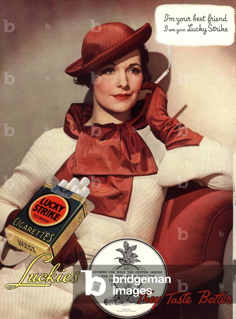 Lucky Strike Magazine, advert, USA, 1930s