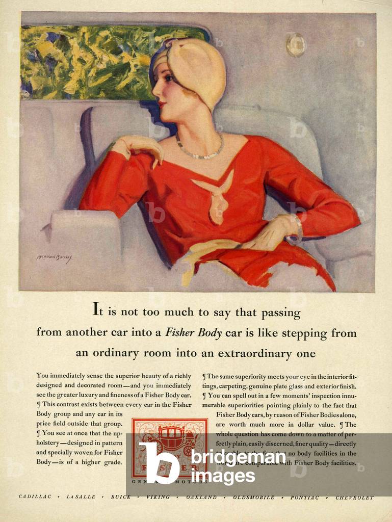 Fisher Magazine, advert, USA, 1930s