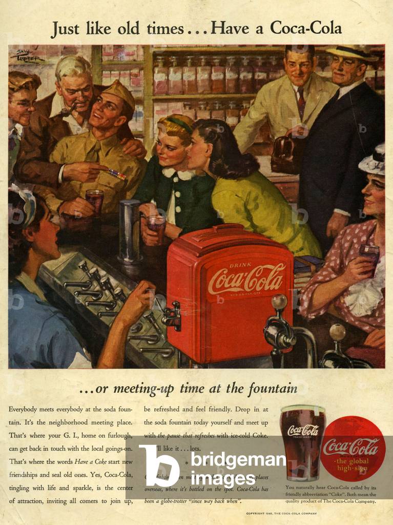 Coca-Cola Magazine Advert, USA, 1940s