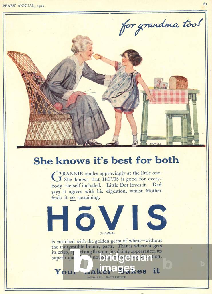 Hovis Magazine, advert, UK, 1920s