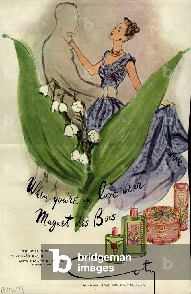 Coty Magazine Advert, USA, 1940s