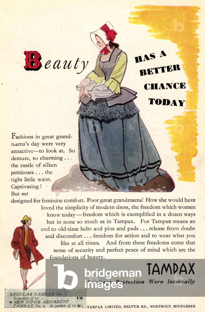 Tampax, 1940s (print)