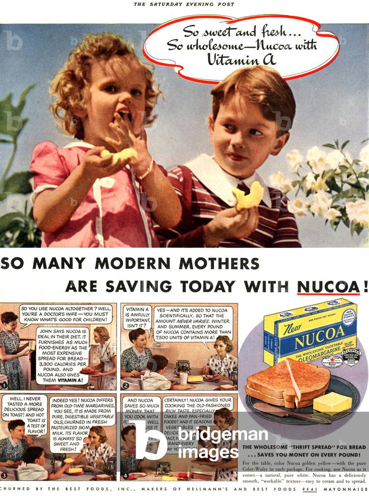 Nucoa Magazine, advert, USA, 1930s