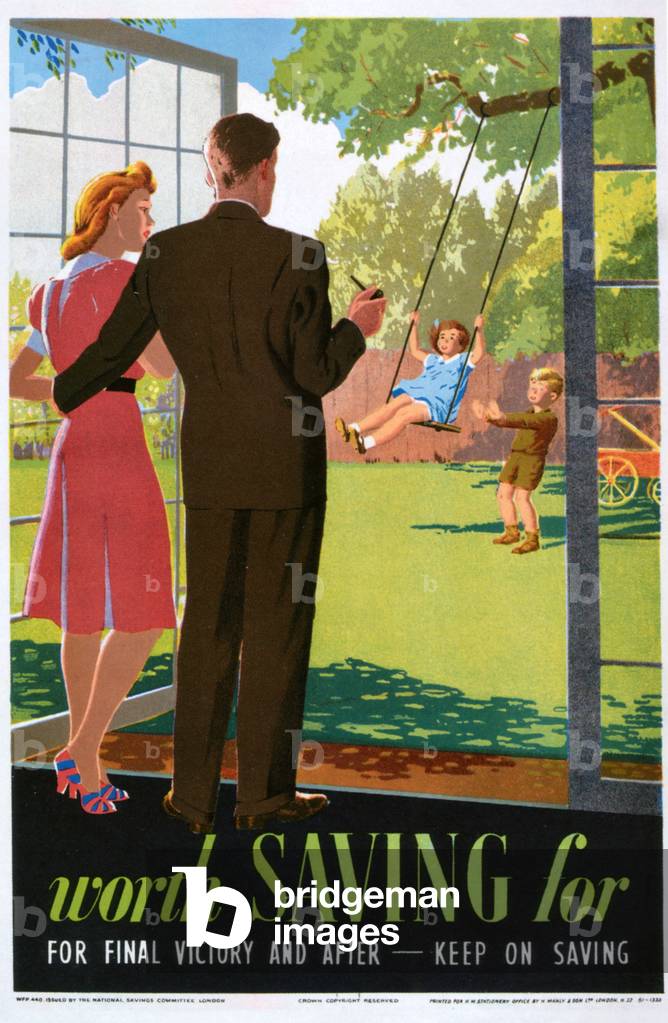 National Savings Committee Poster, 1940s (print)