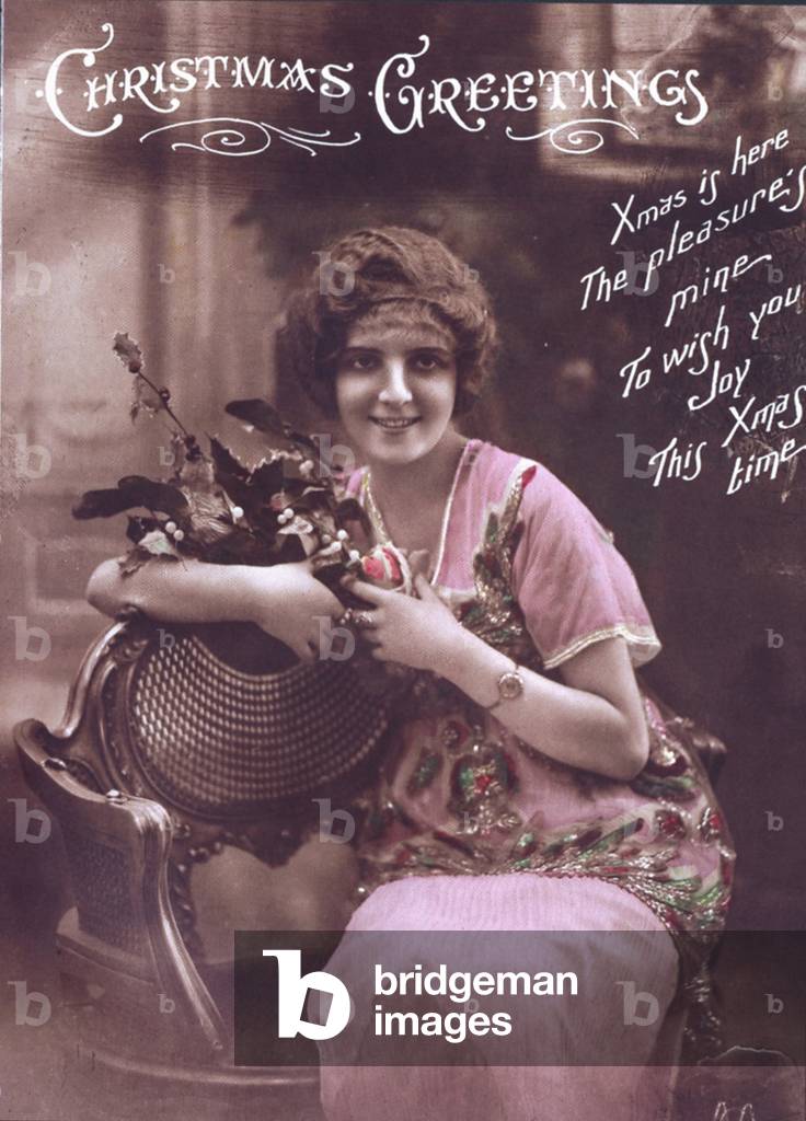 Christmas Greetings Card, USA, 1900s