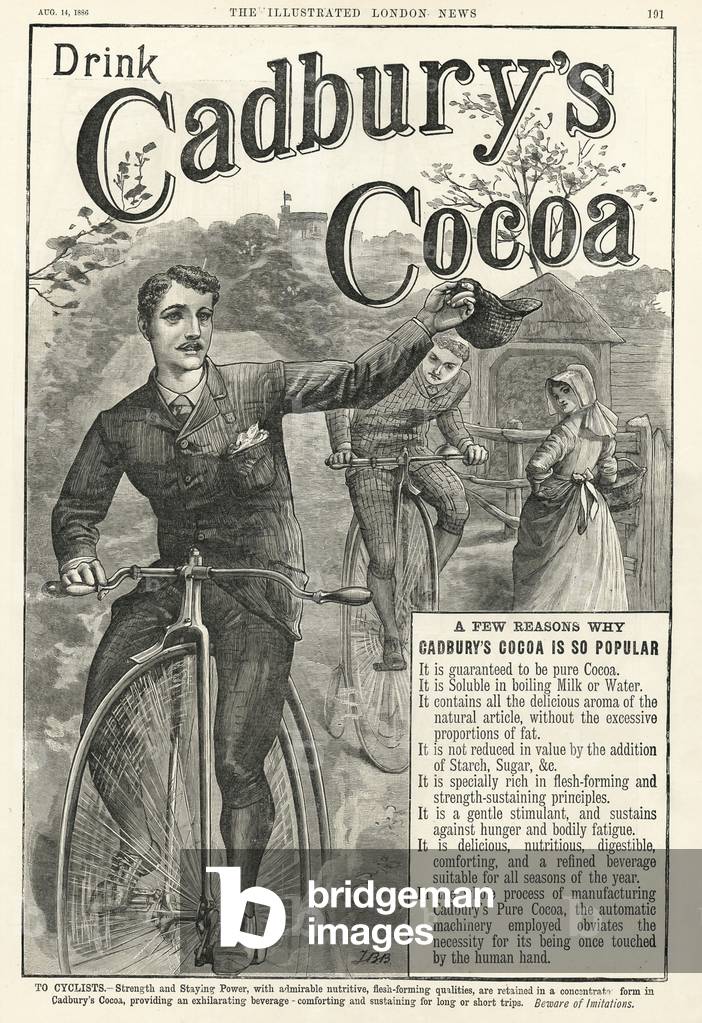 Cadburys Magazine, advert, UK, 1880s