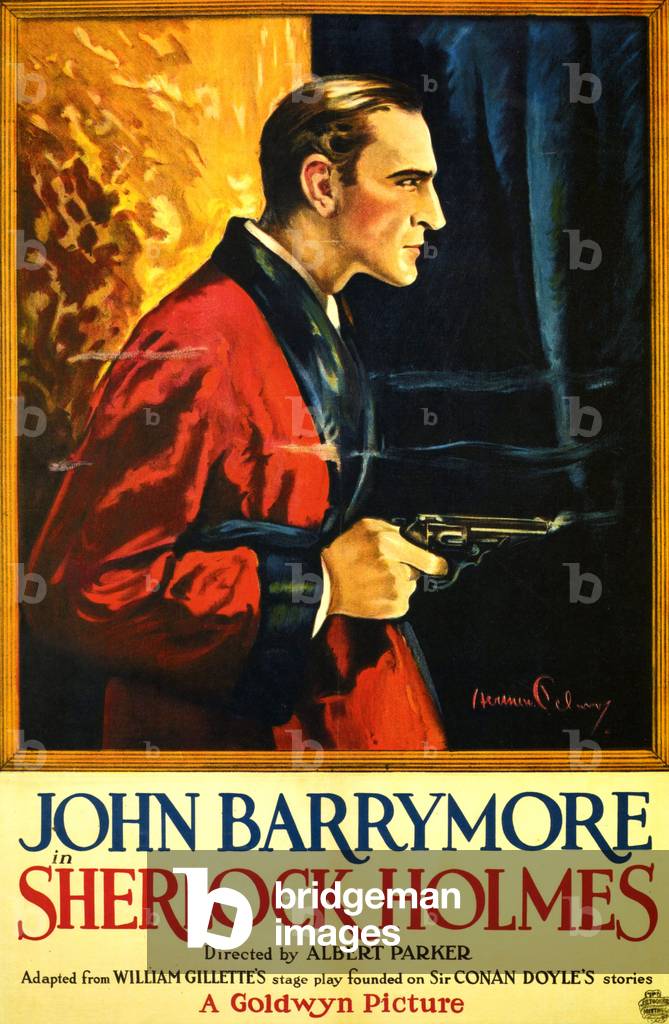 Sherlock Holmes Film Poster, USA, 1920s