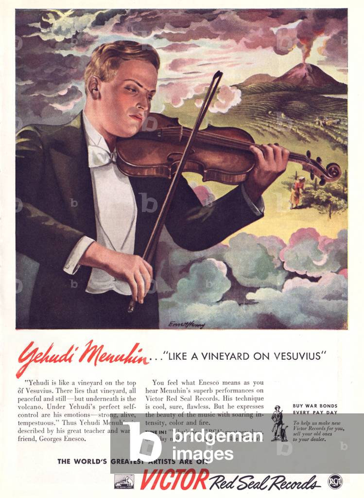 Victor Red Seal Records Magazine, advert, USA, 1940s