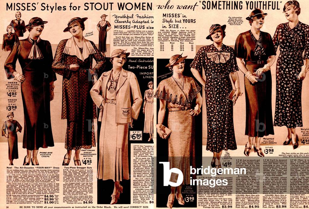 Jane Bryant Catalogue/ Brochure Plate, USA, 1930s