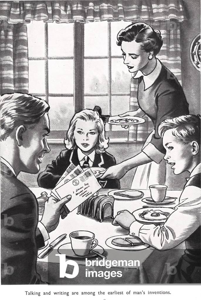 breakfast letters reading eating \n