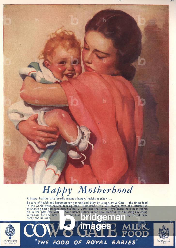 Cow and Gate Magazine, advert, UK, 1930s