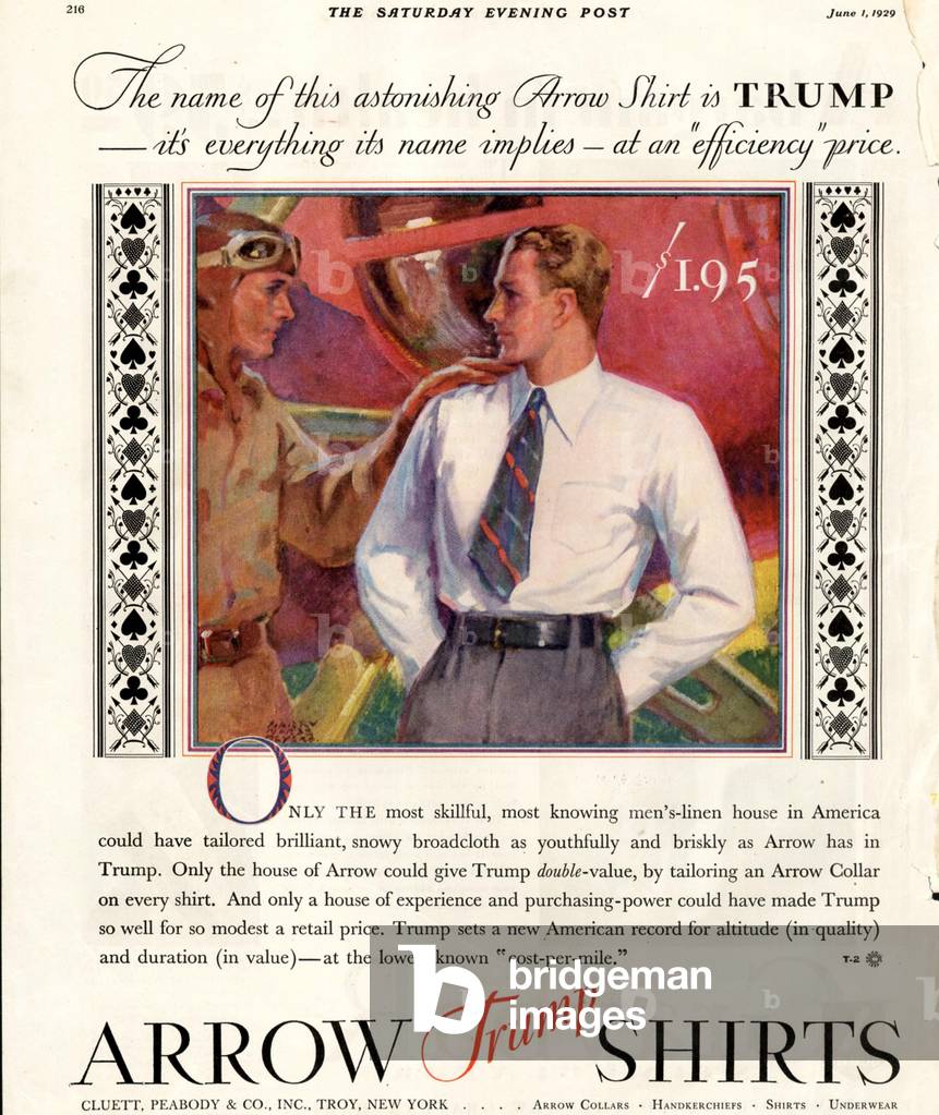 Arrow Magazine, advert, USA, 1920s