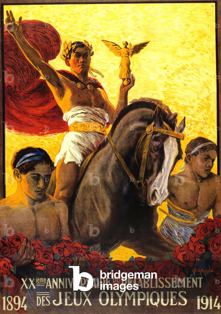 Olympic Games Poster, Switzerland, 1910s