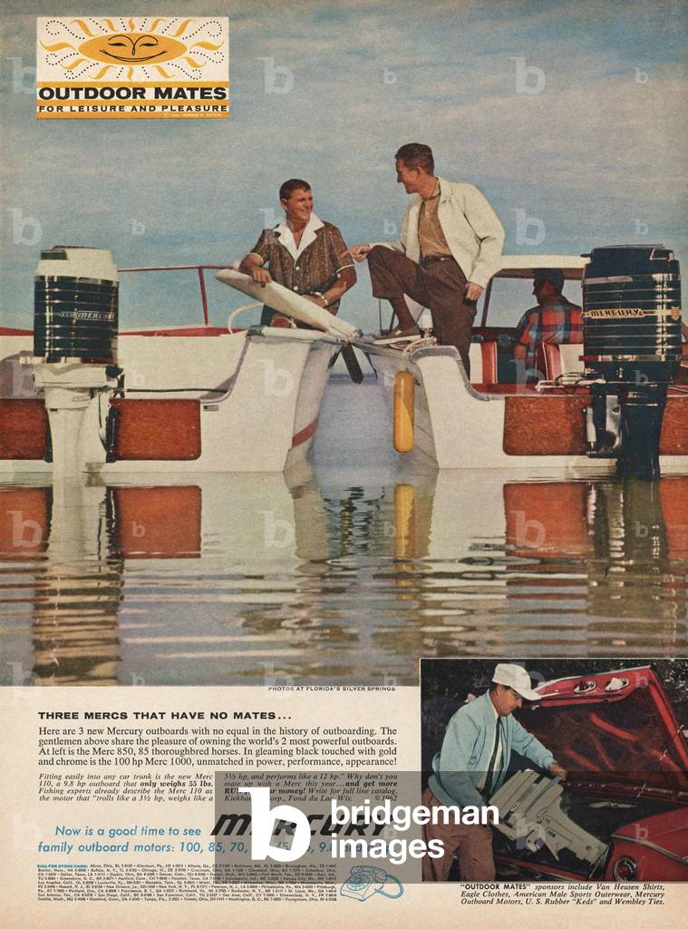 Mercury Magazine, advert, USA, 1950s