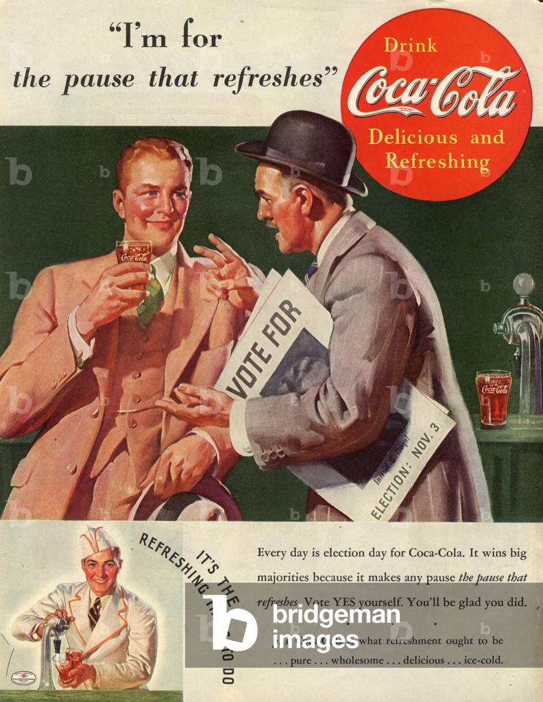 Advertising for Coca-Cola, 1930s (print)