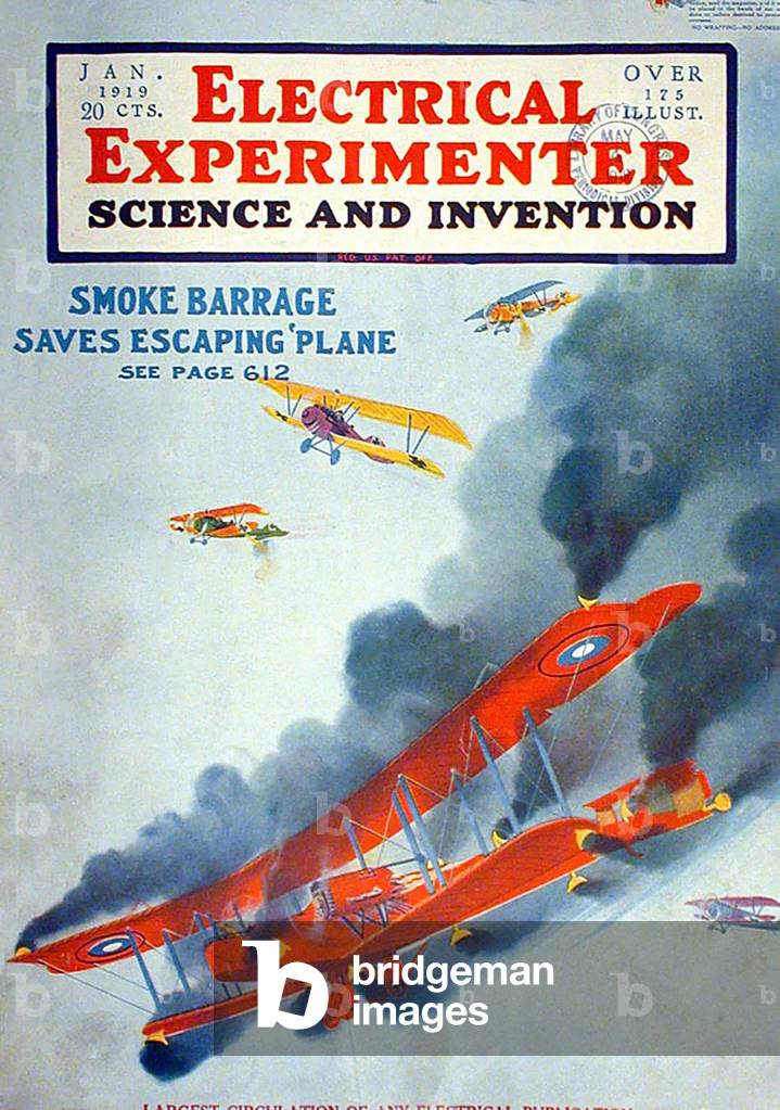 Electrical Experimenter Magazine Cover, USA, 1910s