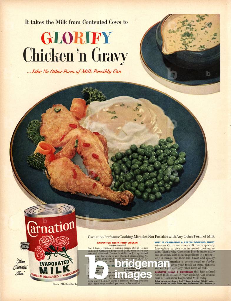 Carnation Magazine, advert, USA, 1950s