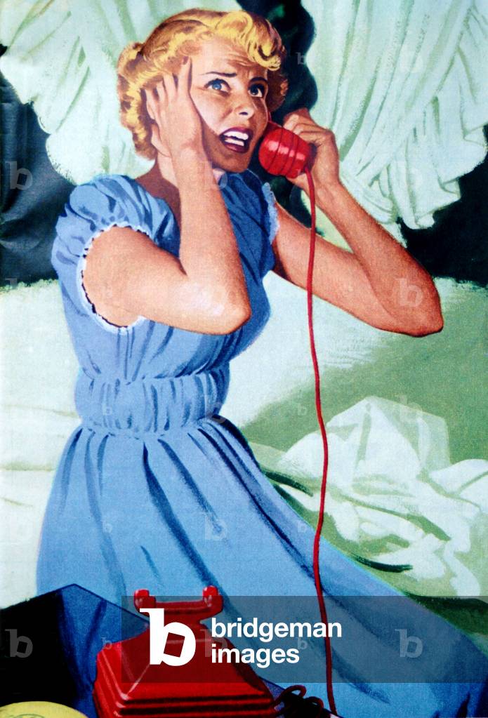 Womens Story Illustrations Magazine Plate, USA, 1950s