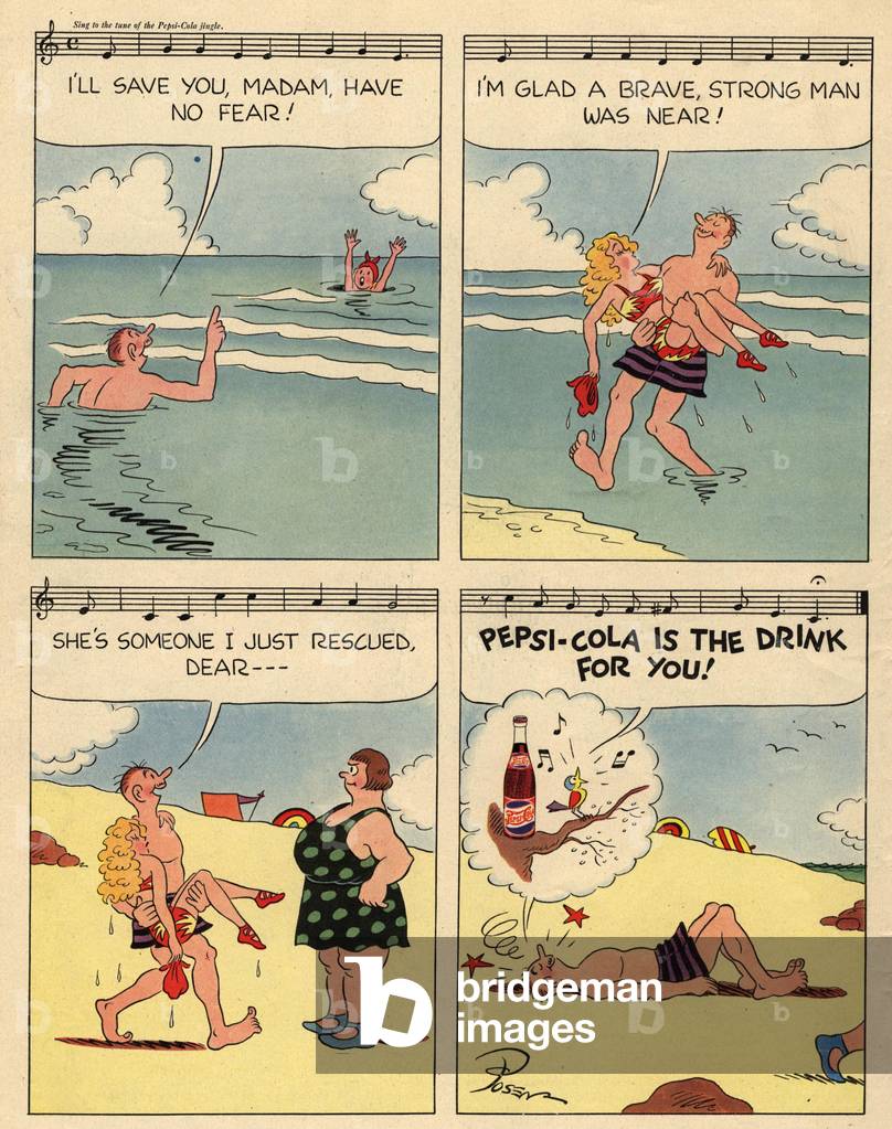 Pepsi Magazine, advert, USA, 1940s