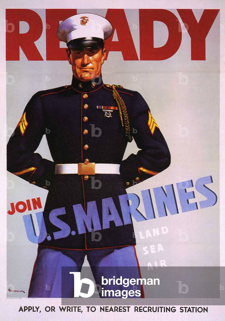 US Marines Poster, USA, 1940s