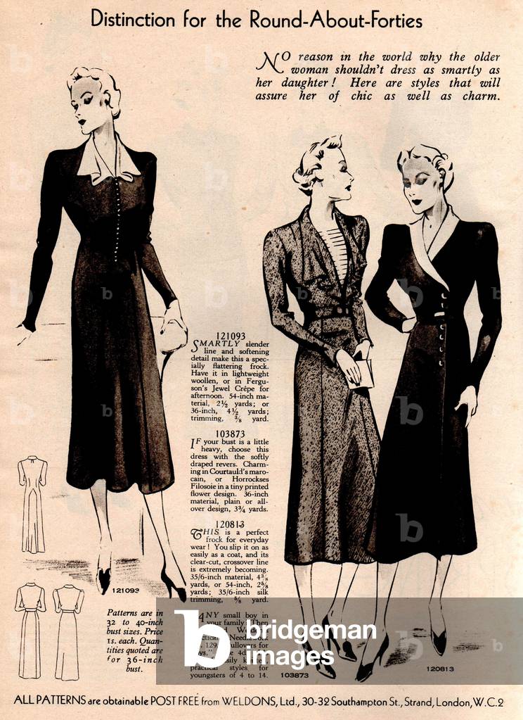 Weldons Ladies Journal Catalogue/ Brochure Plate, UK, 1930s