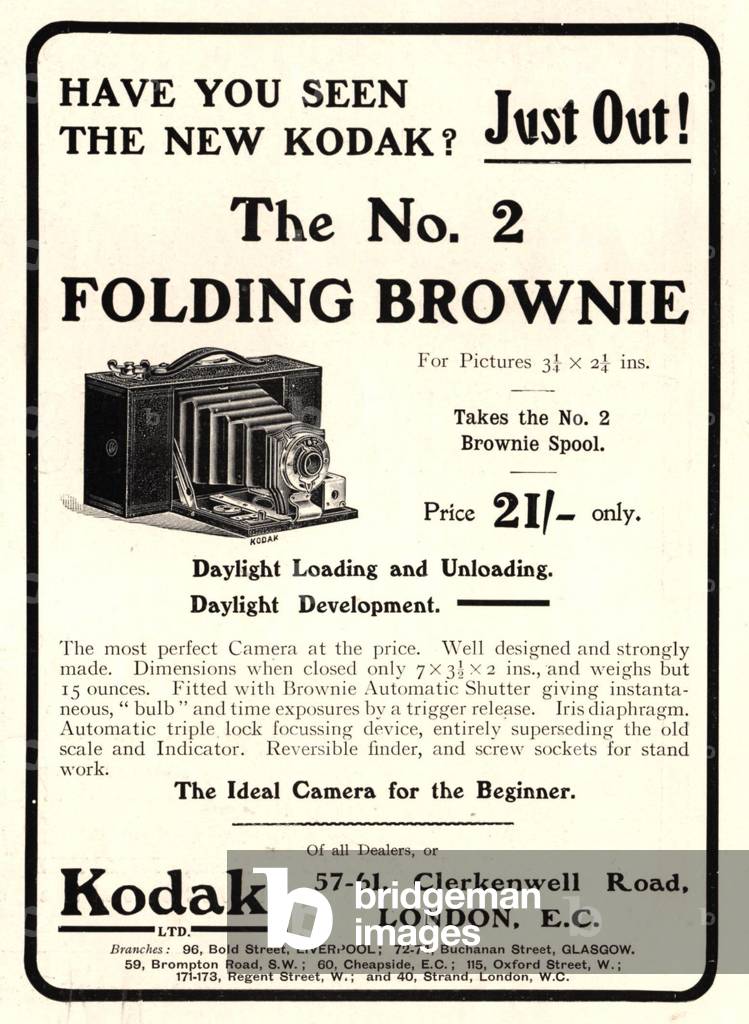 Kodak Magazine, advert, UK, 1900s