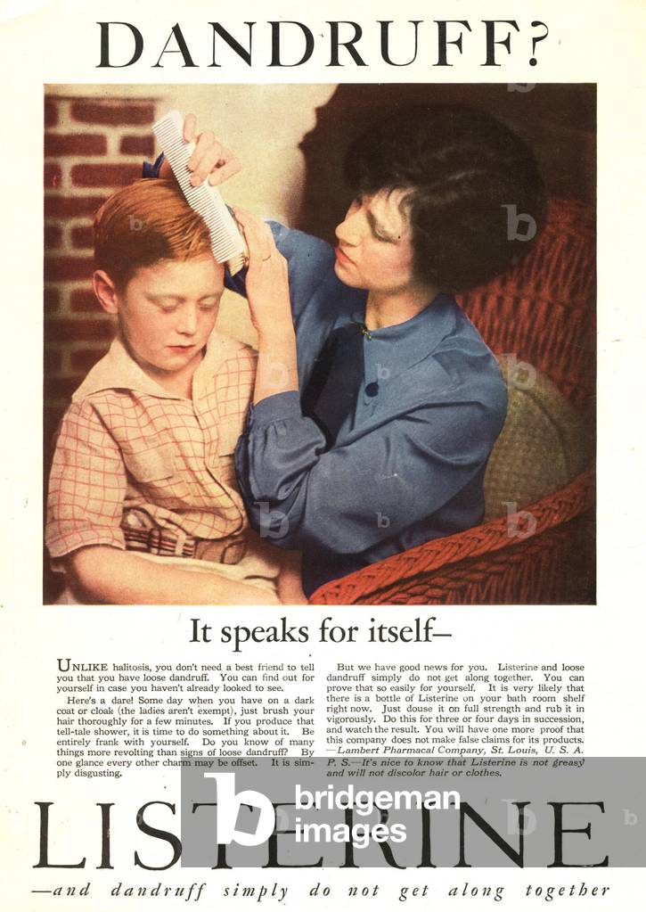 Listerine Magazine, advert, USA, 1930s