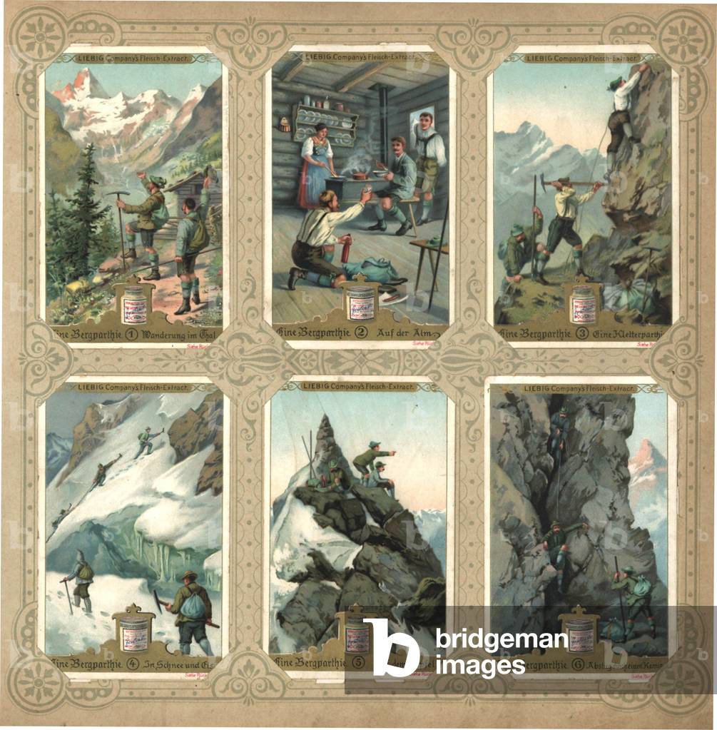 Liebig Cigarette Card, Germany, 1890s