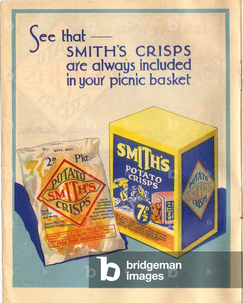Smiths Crisps, 1930s (print)