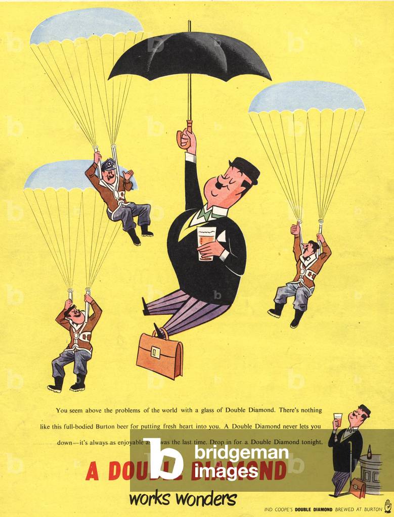 double diamond beer, 1950s (print)