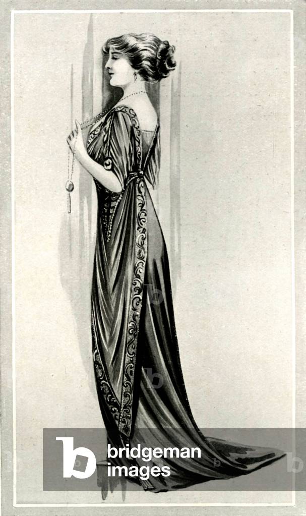 Womens Fashion Magazine Plate, UK, 1910s