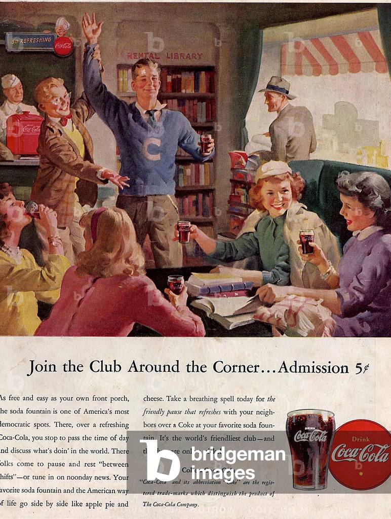 Coca-Cola Magazine Advert, USA, 1940s