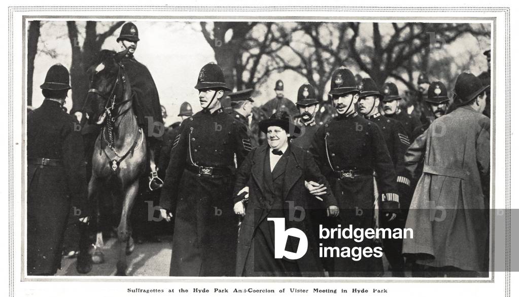 Suffragette Demonstrations Magazine Plate, UK, 1910s