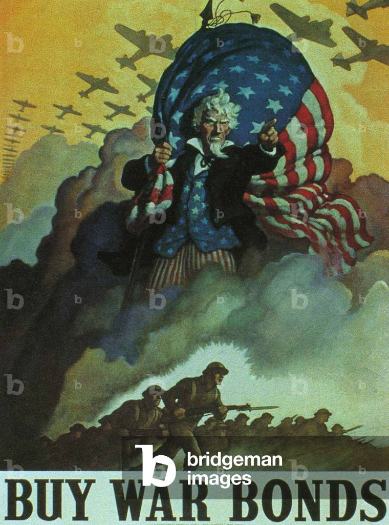 Buy War Bonds Poster, USA, 1940s